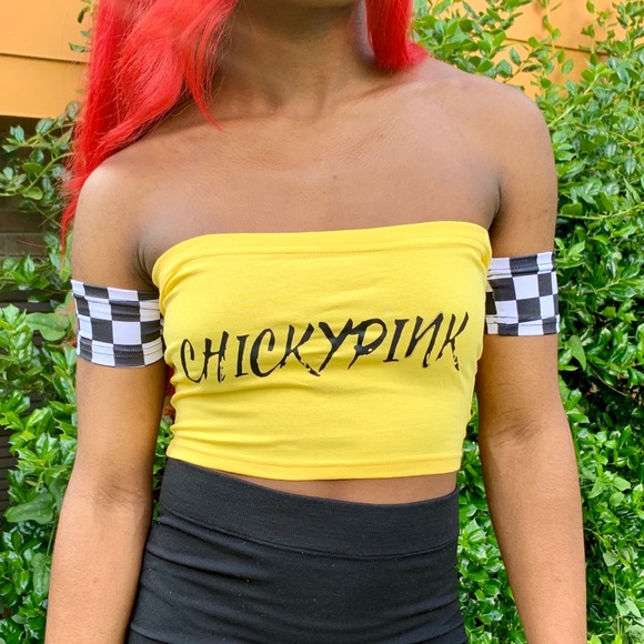 Off-the-shoulder crop top - Picture 3 of 3